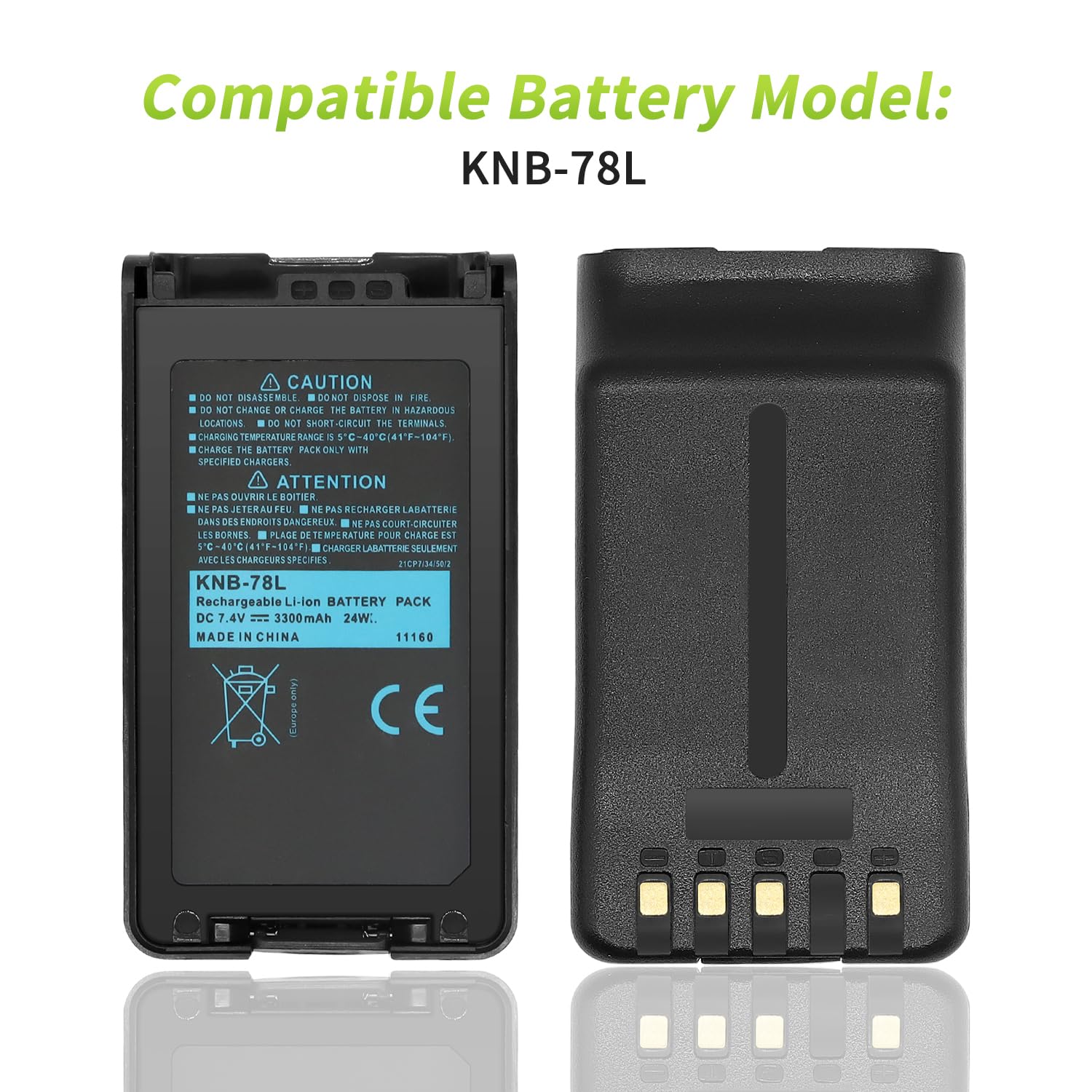 KENWOOD バッテリー 未使用 3個 KNB-57L Amazon.com: LIENIAO KNB-57L Battery KNB55L [3300mAh New Version